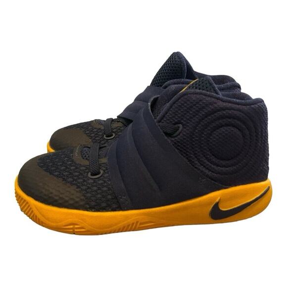 Nike Sneakers Child 8 Blue Yellow Kyrie Irving - Picture 1 of 5